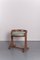 Antique Limed Oak Stool with Beatrice Larkin Upholstered Seat in Geometric Wool 1
