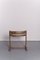 Antique Limed Oak Stool with Beatrice Larkin Upholstered Seat in Geometric Wool 4