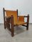 Leather and Wood Armchair by Paco Muñoz, 1960s 10