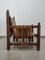 Leather and Wood Armchair by Paco Muñoz, 1960s, Image 7