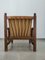 Leather and Wood Armchair by Paco Muñoz, 1960s, Image 19