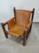 Leather and Wood Armchair by Paco Muñoz, 1960s, Image 21