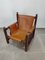 Leather and Wood Armchair by Paco Muñoz, 1960s 12