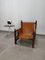 Leather and Wood Armchair by Paco Muñoz, 1960s 2