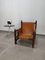 Leather and Wood Armchair by Paco Muñoz, 1960s, Image 2