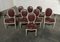 French Dining Chairs in Original Finish with Leather Seats, Set of 8 14