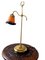 Brass and Italian Glass Vintage Table Lamp, Image 2
