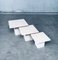 Tavolini postmoderni in travertino, Italia, anni '70, set di 3, Immagine 7