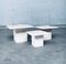 Tavolini postmoderni in travertino, Italia, anni '70, set di 3, Immagine 14
