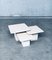 Tavolini postmoderni in travertino, Italia, anni '70, set di 3, Immagine 9