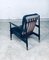 Mid-Century Modern Black Lacquer Lounge Armchair Set, Denmark 1950s, Set of 2 9