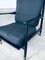 Mid-Century Modern Black Lacquer Lounge Armchair Set, Denmark 1950s, Set of 2, Image 6