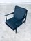Mid-Century Modern Black Lacquer Lounge Armchair Set, Denmark 1950s, Set of 2 11