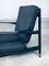 Mid-Century Modern Black Lacquer Lounge Armchair Set, Denmark 1950s, Set of 2, Image 7
