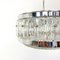 Mid-Century Pendant Light in Glass and Chrome 2