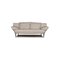 Cream Leather 1600 Three-Seater Sofa by Rolf Benz 1
