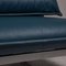 Poltrona reclinabile Nova in pelle blu di Rolf Benz, Immagine 5