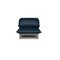 Poltrona reclinabile Nova in pelle blu di Rolf Benz, Immagine 10