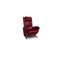 Red Leather Picco Armchair with Relaxation Function from FSM 1