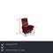 Red Leather Picco Armchair with Relaxation Function from FSM 2