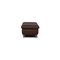 Brown Leather Taoo Stool by Willi Schillig 9