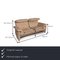 Beiges Zwei-Sitzer Dacapo Sofa aus Stoff von Laauser 2