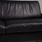 Schwarzes Drei-Sitzer AK 644 Ledersofa von Rolf Benz 3