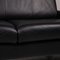 Black Leather Two-Seater AK 644 Couch by Rolf Benz 3