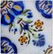 Antike handgefertigte Keramikfliese von Devres, Frankreich, 1910er 3