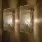 Lámpara de pared de vidrio macizo de JT Kalmar, años 60, Imagen 3