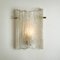 Lámpara de pared de vidrio macizo de JT Kalmar, años 60, Imagen 6