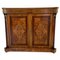 Antique Victorian Inlaid Burr Walnut Side Cabinet 1