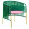 Green Caribe Lounge Chair by Sebastian Herkner 1