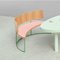 Pink Boomerang Benches by Cardeoli, Set of 2 11