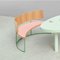 Pink Boomerang Benches by Cardeoli, Set of 2, Image 11