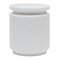 White Medium Pyxis Pot by Ivan Colominas 1