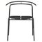 Black and Gold Minimalist Dining Chair, Image 1