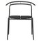 Black and Gold Minimalist Dining Chair 2