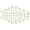 Large Gold Minimalist Coat Rack, Image 1