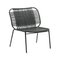 Black Cielo Lounge Low Chair by Sebastian Herkner 2