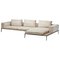 Lifesteel White Three Seater Sofa by Antonio Citterio for Flexform 1