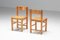 Chaises de Salon en Pin par Le Corbusier, Set de 8 5