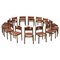 Walnut & Leather Dining Chair, Image 1