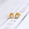 Point of Light Earrings in 18K Gold with Cut Diamonds, Set of 2 1