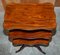 Antique Cuban Hardwood Dumbwaiter Table, Set of 2, Image 11