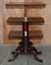 Antiker kubanischer Dumbwaiter Tisch aus Hartholz, 2er Set 17