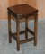 Tables Gigognes en Bois Dur, Angleterre, 1940s, Set de 3 13