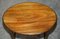 Tavolini ad incastro in legno massiccio, Regno Unito, anni '40, set di 3, Immagine 5