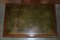 Double Sided Victorian Green Leather & Hardwood Dining Table, 1880s, Image 3