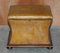Victorian Tan Brown Leather Ottoman Stool, 1860s, Image 2